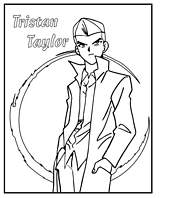 coloriage yugioh tristan taylor